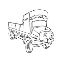 Disegno da colorare: Camion (Trasporto) #135642 - Pagine da Colorare Stampabili Gratuite