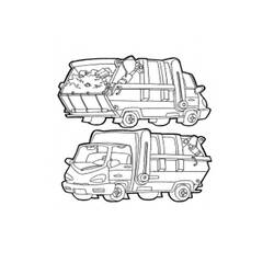 Disegno da colorare: Camion (Trasporto) #135646 - Pagine da Colorare Stampabili Gratuite