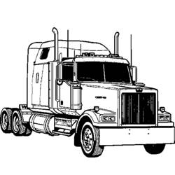 Disegno da colorare: Camion (Trasporto) #135648 - Pagine da Colorare Stampabili Gratuite