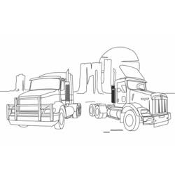 Disegno da colorare: Camion (Trasporto) #135676 - Pagine da Colorare Stampabili Gratuite