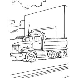 Disegno da colorare: Camion (Trasporto) #135679 - Pagine da Colorare Stampabili Gratuite