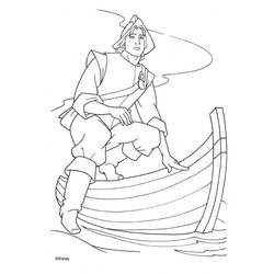 Disegno da colorare: Canoa / barca a remi (Trasporto) #142331 - Pagine da Colorare Stampabili Gratuite