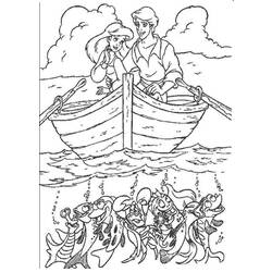 Disegno da colorare: Canoa / barca a remi (Trasporto) #142344 - Pagine da Colorare Stampabili Gratuite