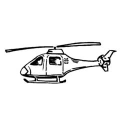 Disegno da colorare: Elicottero (Trasporto) #136029 - Pagine da Colorare Stampabili Gratuite