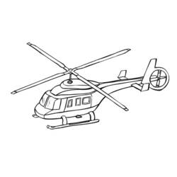 Disegno da colorare: Elicottero (Trasporto) #136030 - Pagine da Colorare Stampabili Gratuite