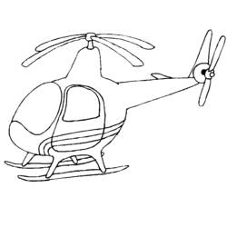 Disegno da colorare: Elicottero (Trasporto) #136036 - Pagine da Colorare Stampabili Gratuite