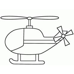 Disegno da colorare: Elicottero (Trasporto) #136046 - Pagine da Colorare Stampabili Gratuite