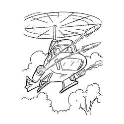 Disegno da colorare: Elicottero (Trasporto) #136052 - Pagine da Colorare Stampabili Gratuite