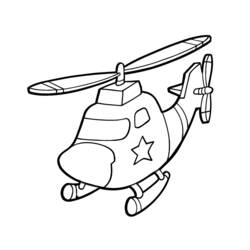 Disegno da colorare: Elicottero (Trasporto) #136063 - Pagine da Colorare Stampabili Gratuite