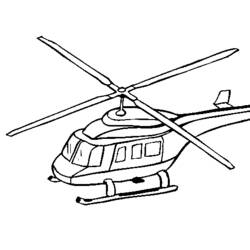 Disegno da colorare: Elicottero (Trasporto) #136098 - Pagine da Colorare Stampabili Gratuite