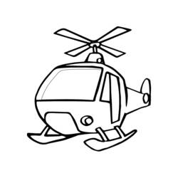 Disegno da colorare: Elicottero (Trasporto) #136100 - Pagine da Colorare Stampabili Gratuite