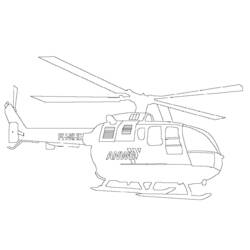 Disegno da colorare: Elicottero (Trasporto) #136111 - Pagine da Colorare Stampabili Gratuite
