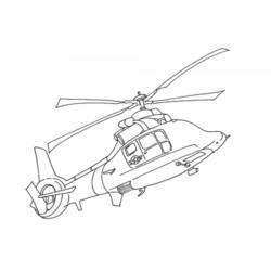 Disegno da colorare: Elicottero (Trasporto) #136114 - Pagine da Colorare Stampabili Gratuite