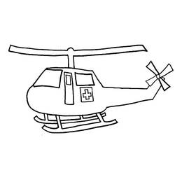 Disegno da colorare: Elicottero (Trasporto) #136219 - Pagine da Colorare Stampabili Gratuite