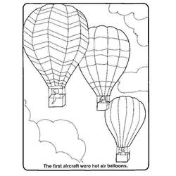 Disegno da colorare: mongolfiera (Trasporto) #134633 - Pagine da Colorare Stampabili Gratuite