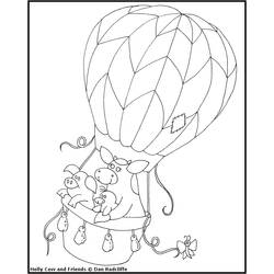 Disegno da colorare: mongolfiera (Trasporto) #134660 - Pagine da Colorare Stampabili Gratuite
