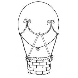 Disegno da colorare: mongolfiera (Trasporto) #134717 - Pagine da Colorare Stampabili Gratuite