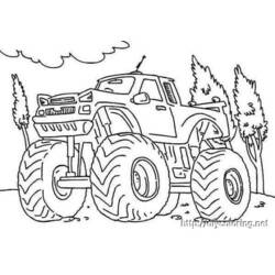 Disegno da colorare: Monster Truck (Trasporto) #141298 - Pagine da Colorare Stampabili Gratuite