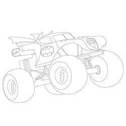 Disegno da colorare: Monster Truck (Trasporto) #141302 - Pagine da Colorare Stampabili Gratuite