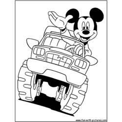 Disegno da colorare: Monster Truck (Trasporto) #141333 - Pagine da Colorare Stampabili Gratuite