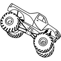 Disegno da colorare: Monster Truck (Trasporto) #141390 - Pagine da Colorare Stampabili Gratuite