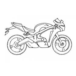 Disegno da colorare: Moto (Trasporto) #136251 - Pagine da Colorare Stampabili Gratuite