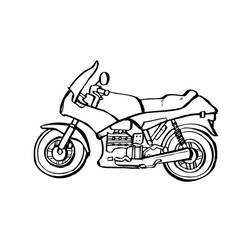 Disegno da colorare: Moto (Trasporto) #136254 - Pagine da Colorare Stampabili Gratuite