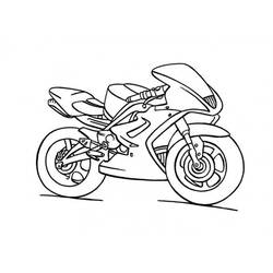 Disegno da colorare: Moto (Trasporto) #136272 - Pagine da Colorare Stampabili Gratuite