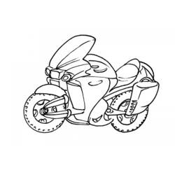 Disegno da colorare: Moto (Trasporto) #136280 - Pagine da Colorare Stampabili Gratuite