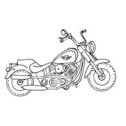 Disegno da colorare: Moto (Trasporto) #136284 - Pagine da Colorare Stampabili Gratuite