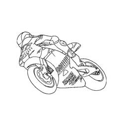 Disegno da colorare: Moto (Trasporto) #136295 - Pagine da Colorare Stampabili Gratuite