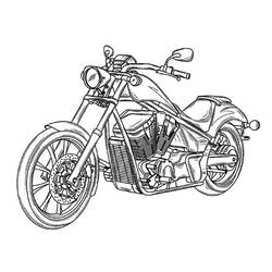Disegno da colorare: Moto (Trasporto) #136296 - Pagine da Colorare Stampabili Gratuite