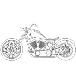 Disegno da colorare: Moto (Trasporto) #136302 - Pagine da Colorare Stampabili Gratuite