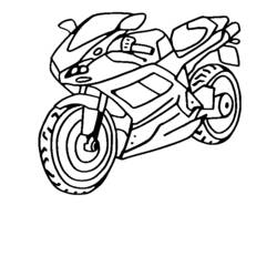 Disegno da colorare: Moto (Trasporto) #136305 - Pagine da Colorare Stampabili Gratuite