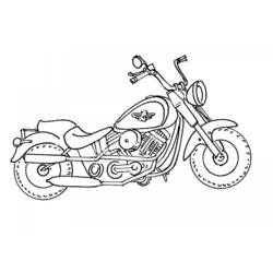 Disegno da colorare: Moto (Trasporto) #136320 - Pagine da Colorare Stampabili Gratuite