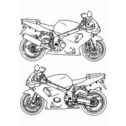 Disegno da colorare: Moto (Trasporto) #136326 - Pagine da Colorare Stampabili Gratuite