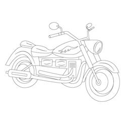 Disegno da colorare: Moto (Trasporto) #136333 - Pagine da Colorare Stampabili Gratuite