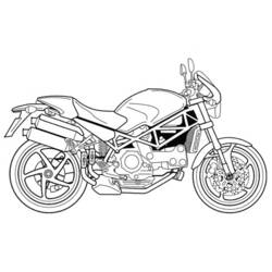 Disegno da colorare: Moto (Trasporto) #136372 - Pagine da Colorare Stampabili Gratuite