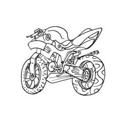 Disegno da colorare: Motocross (Trasporto) #136502 - Pagine da Colorare Stampabili Gratuite
