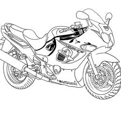 Disegno da colorare: Motocross (Trasporto) #136505 - Pagine da Colorare Stampabili Gratuite