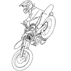 Disegno da colorare: Motocross (Trasporto) #136515 - Pagine da Colorare Stampabili Gratuite