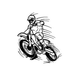 Disegno da colorare: Motocross (Trasporto) #136516 - Pagine da Colorare Stampabili Gratuite