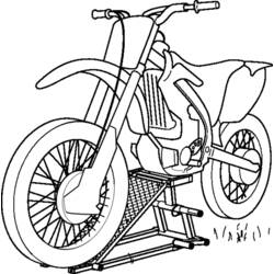 Disegno da colorare: Motocross (Trasporto) #136542 - Pagine da Colorare Stampabili Gratuite