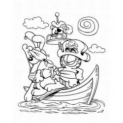 Disegno da colorare: Nave pirata (Trasporto) #138407 - Pagine da Colorare Stampabili Gratuite