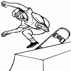 Disegno da colorare: Skateboard / Skateboard (Trasporto) #139287 - Pagine da Colorare Stampabili Gratuite