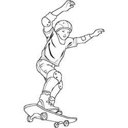 Disegno da colorare: Skateboard / Skateboard (Trasporto) #139296 - Pagine da Colorare Stampabili Gratuite