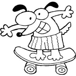 Disegno da colorare: Skateboard / Skateboard (Trasporto) #139299 - Pagine da Colorare Stampabili Gratuite