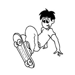 Disegno da colorare: Skateboard / Skateboard (Trasporto) #139306 - Pagine da Colorare Stampabili Gratuite