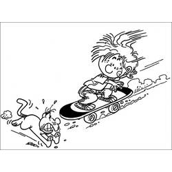 Disegno da colorare: Skateboard / Skateboard (Trasporto) #139312 - Pagine da Colorare Stampabili Gratuite