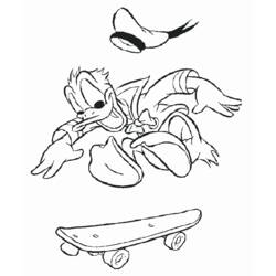 Disegno da colorare: Skateboard / Skateboard (Trasporto) #139313 - Pagine da Colorare Stampabili Gratuite